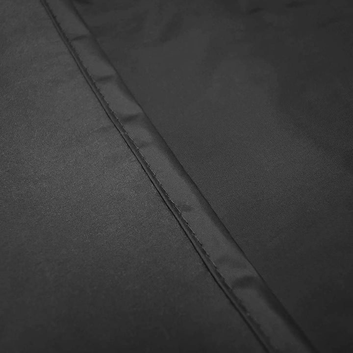 Adult Bib - Waterproof, Crumb Catcher, Clothing Protector, Extra Long, Black