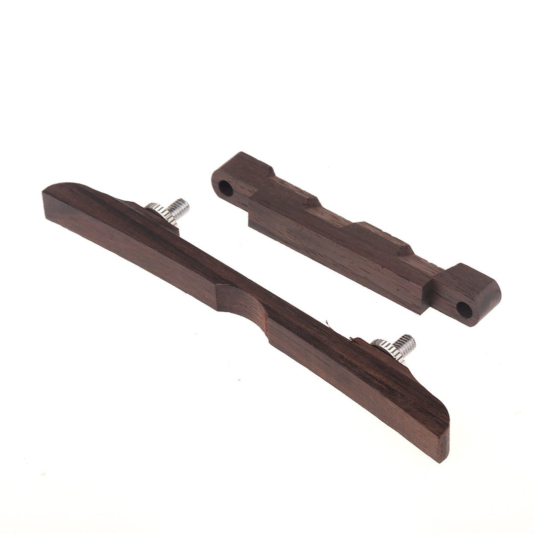 114mm Rosewood Adjustable Compensated Mandolin Bridge Set