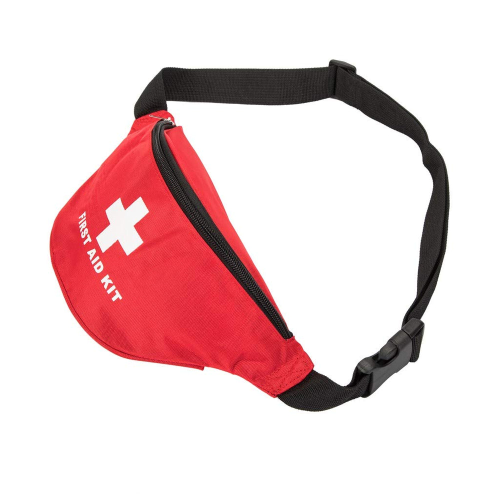 First Aid Fanny Pack First Aid Bag Red Travel Rescue Ba