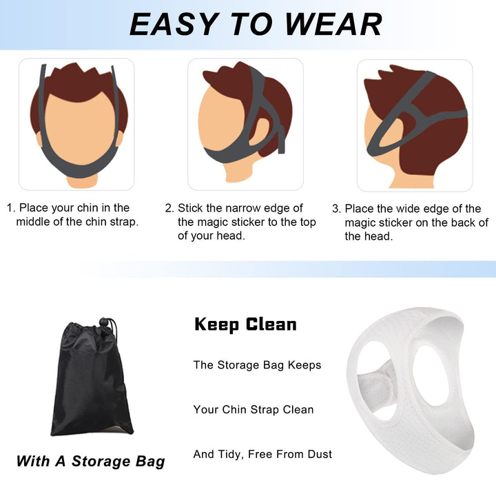 Chin Strap for Cpap Users Anti Snoring Devices - Forzac