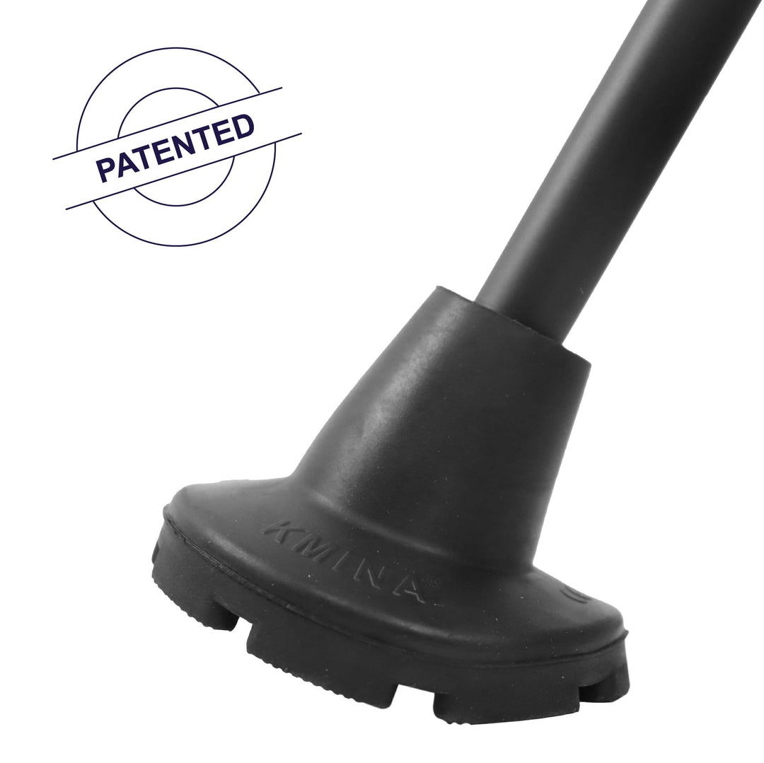 - Crutch Tips 7/8 inch Heavy Duty (x2 Units), All Terrain Crutch Tips Non Slip, Crutch Tip Replacement, Rubber Crutch Tips 7/8, Wide Crutches Tips, Black - Made in Europe