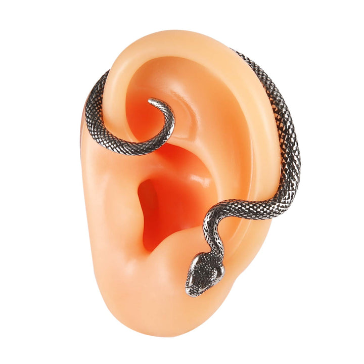 HZMAN Stainless Steel Ear Cuff Earrings for Women Pierc
