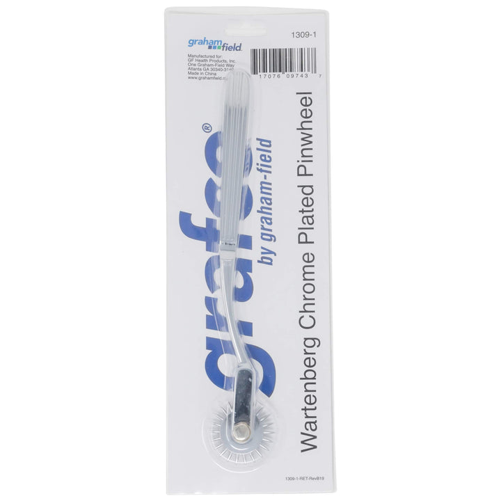 1309-1 Grafco Wartenberg Pinwheel, Chrome-Plated, 7 Handle