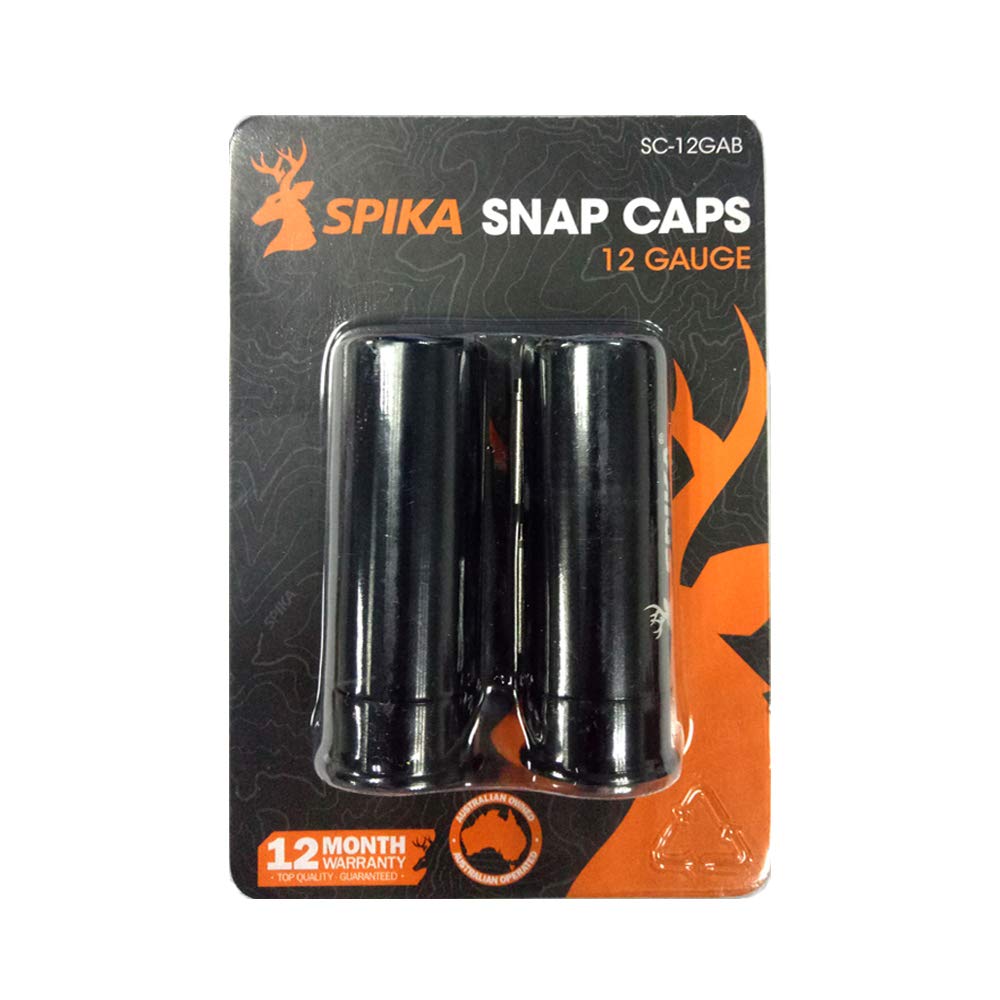 12 Gauge Snap Caps,Aluminium 12 ga Shotgun Dummy Rounds,12g Dry Fire Practice Blank Shells [2Pcs]