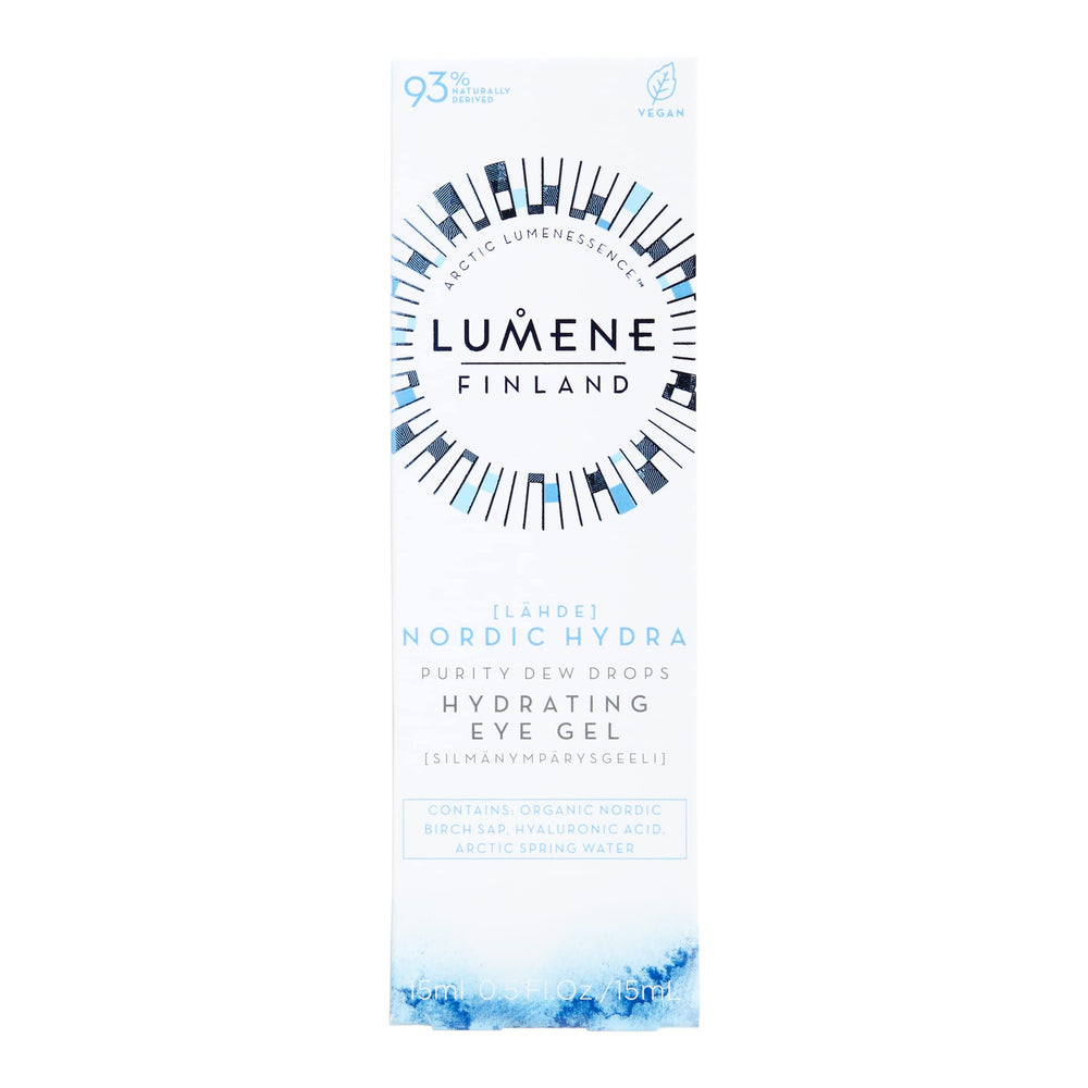 Purity Dew Drops Hydrating Eye Gel - Dark Circle Eye Cream with Hyaluronic Acid & Under Eye Serum + Puffy Eyes Treatment, 15ml