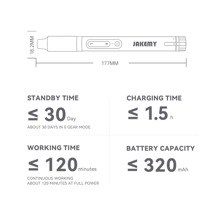 Mini Electric Screwdriver, 3 Torque Adjustable Precision Cordless Screwdiver Set, Rechargeable Screwdriver Repair Tool Kit for Electronics with Shadowless LED Lamp