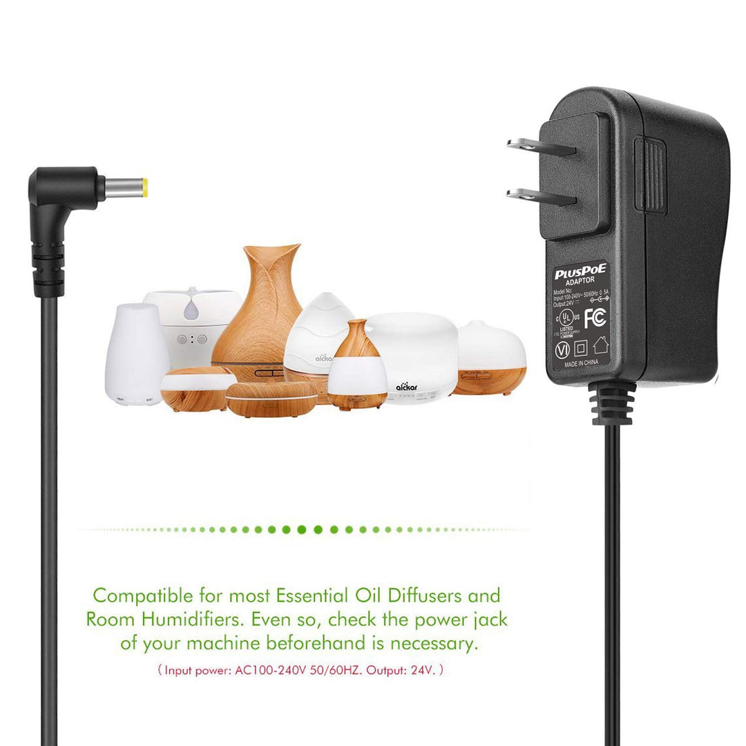 PLUSPOE 24V 0.5A UL-Listed AC DC Switching Power Supply