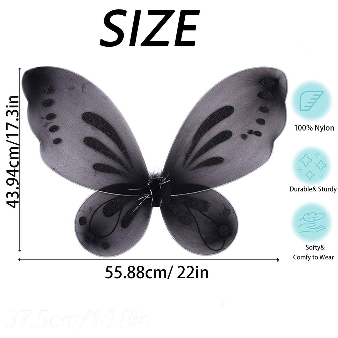 Fairy Wings for Adults,Butterfly Wings for Girls,Angel Wings,Fairy Costume for Women Birthday Halloween Dress Up Party Favor