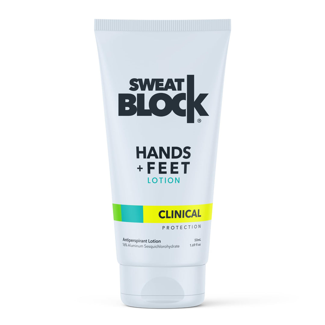 Antiperspirant Lotion for Hands &amp; Feet - CLINICAL STRENGTH for Men &amp; Women - Hyperhidrosis Aid to Stop Excessive Sweating - Reduces Foot Odor - Moisturizing w/ Aloe - Travel Size 1.69 fl oz
