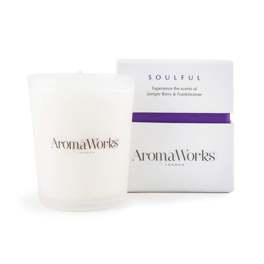 Aromaworks Soulful Candle - Lifts Mood and Invigorates 