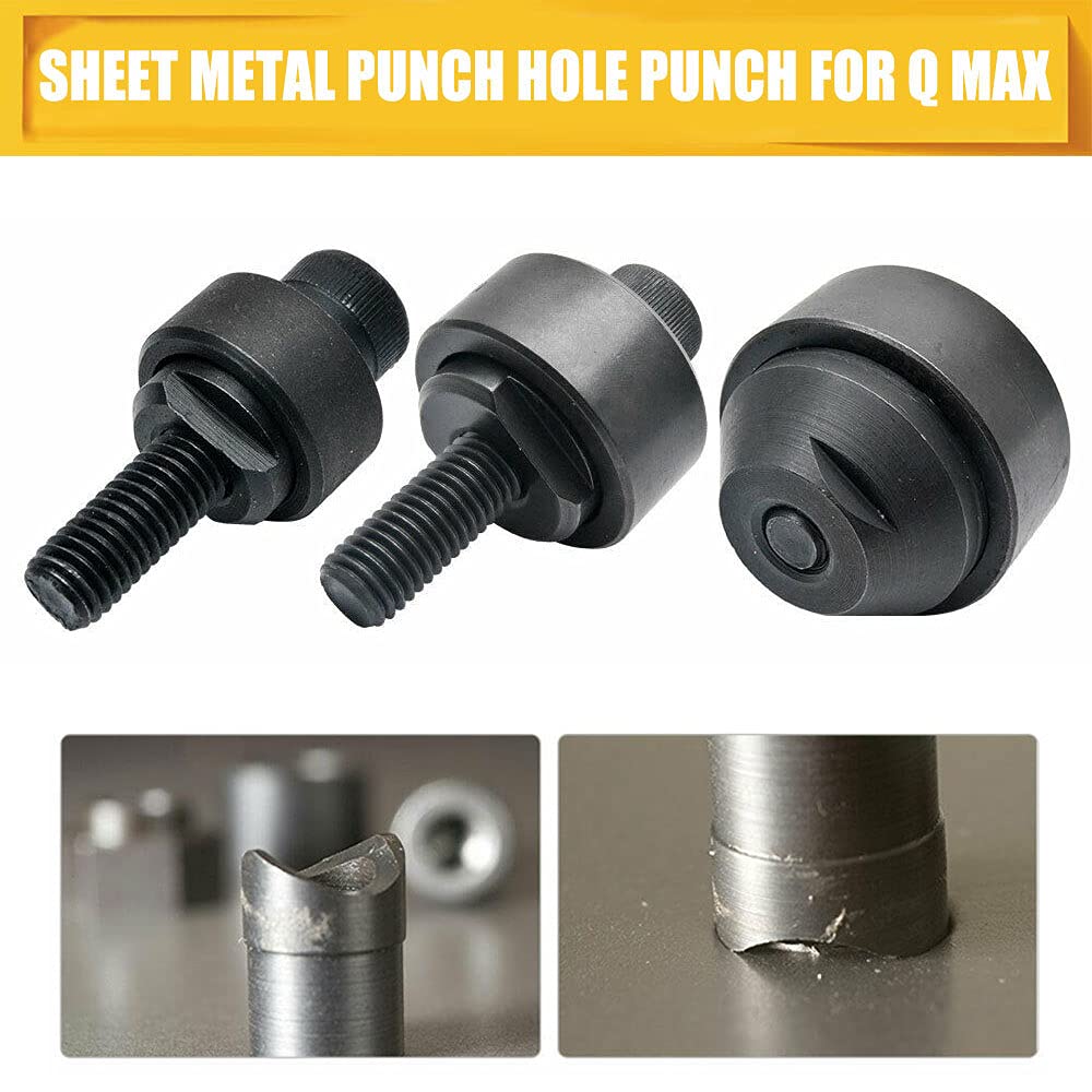 22.5mm Sheet Metal Punch Hole Punch, Metal Hexagon Hole Cutter for Sink,Stainless Steel ,Steel Plate,1PCS