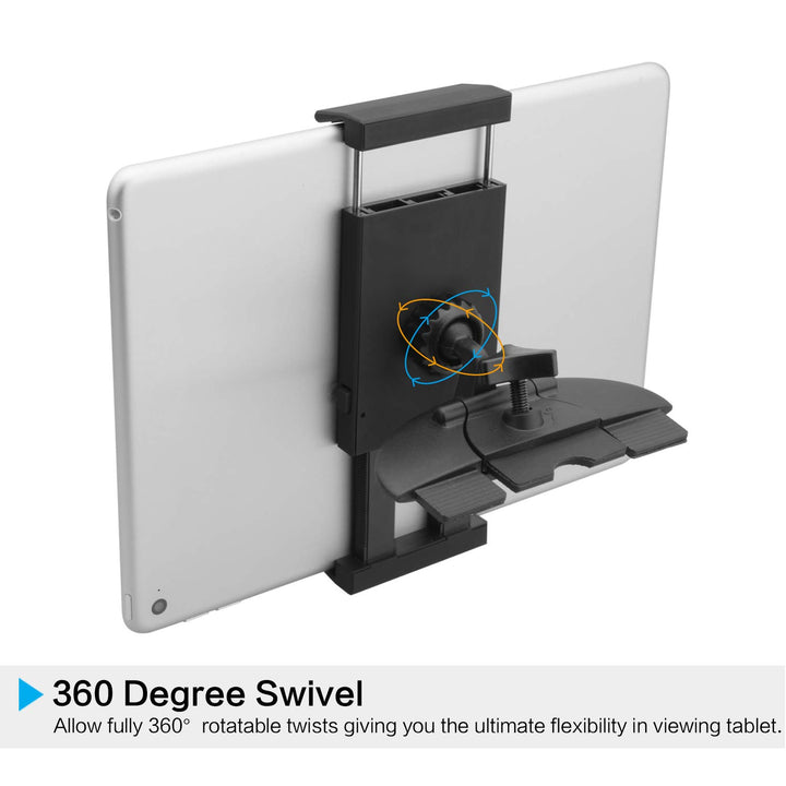 Universal Car Mount [2 in 1] CD Slot Tablet Car Mount for 4.7-11 inch Tablet, Cell Phone Holder for iPhone Samsung Z Fold 5 4 3 2 1, Tablet Car Mount Dash Holder Stand for iPad Pro Air Mini