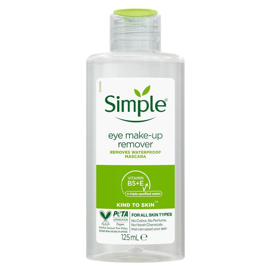 Simple Eye Make Up Remover with Vitamin Goodness 125ml - UK