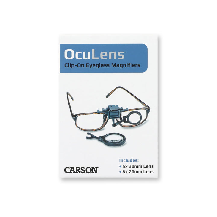 Carson OcuLens Clip-On Eyeglass Magnifier Set (OL-57)