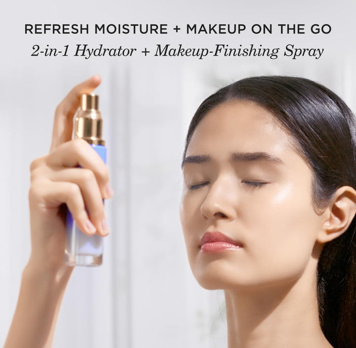Tatcha Luminous Dewy Skin Mist | 2-in-1 Hydrator &amp; Finishing Spray with Hyaluronic Acid for a Dewy Glow | 1.35 oz