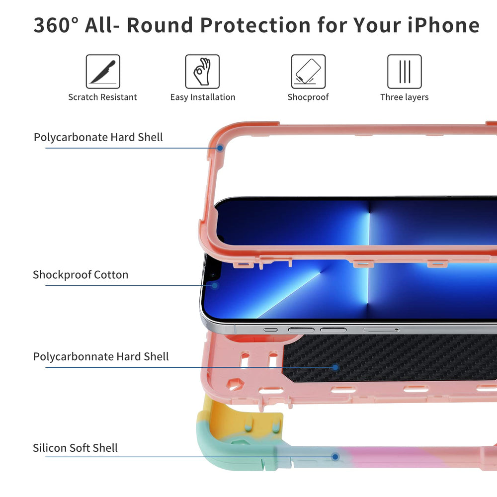 MARKILL Compatible with iPhone 14 Case/iPhone 13 Case 6