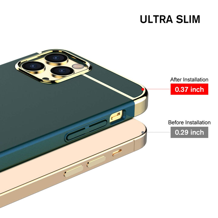 RORSOU 3 in 1 Ultra Thin and Slim Hard Case Coated Non 