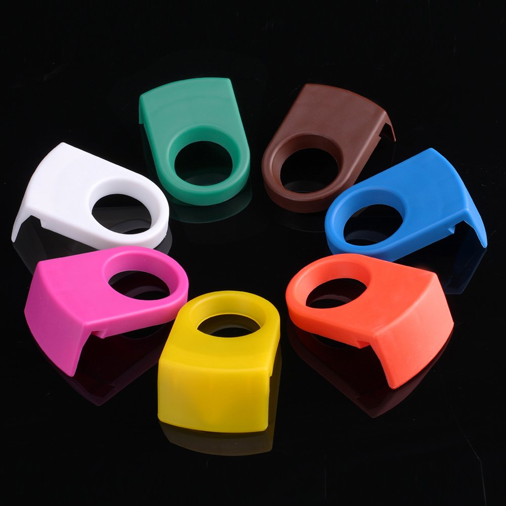 ABS Drink Clips Bottle Buckle Holders Beer Cocktail Snap for Schooner &amp; Goblet Glasses (Random Color) (10pcs)
