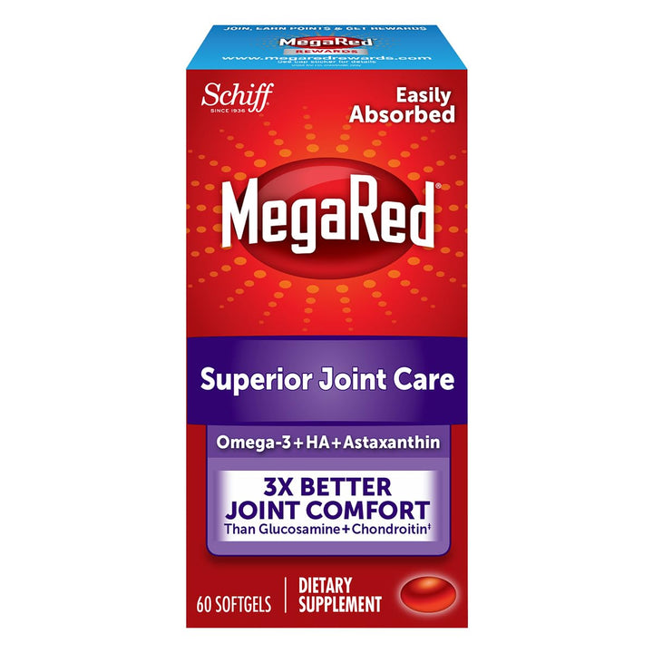MegaRed 353mg Omega-3 Krill Oil Joint Care Supplement w