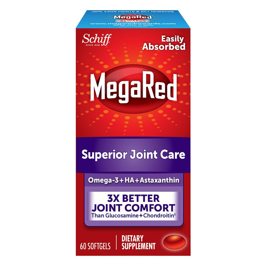 MegaRed 353mg Omega-3 Krill Oil Joint Care Supplement w