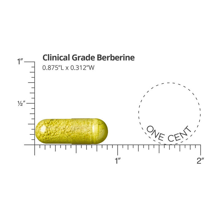 &#39;s Berberine Helps Support Healthy Blood Sugar, A1C and Cholesterol Levels, 90 capsules (30-day supply)