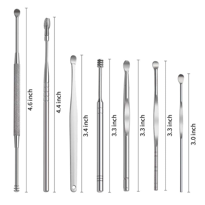 8 Pcs Ear Pick Earwax Removal Kit, Ear Cleansing Tool S