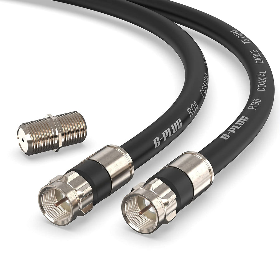 G-PLUG 3FT RG6 Coaxial Cable Connectors Set – High-Spee