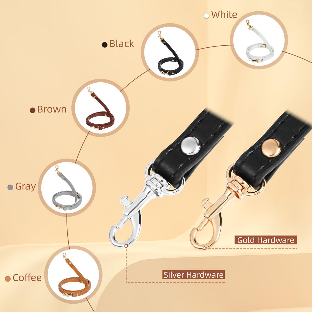 RAYNAG Adjustable Purse Strap Replacement Leather Handb