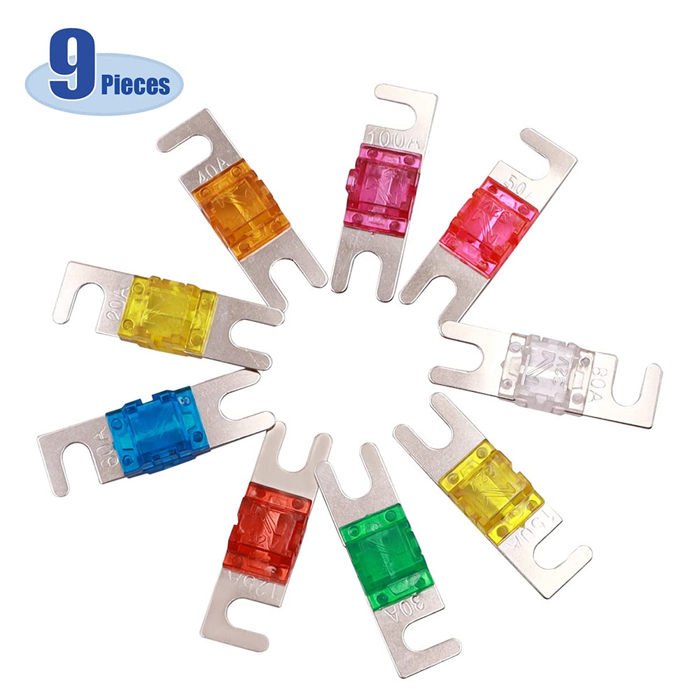 6 Pcs 150A Mini ANL Fuses for Automotive Marine Audio Video System