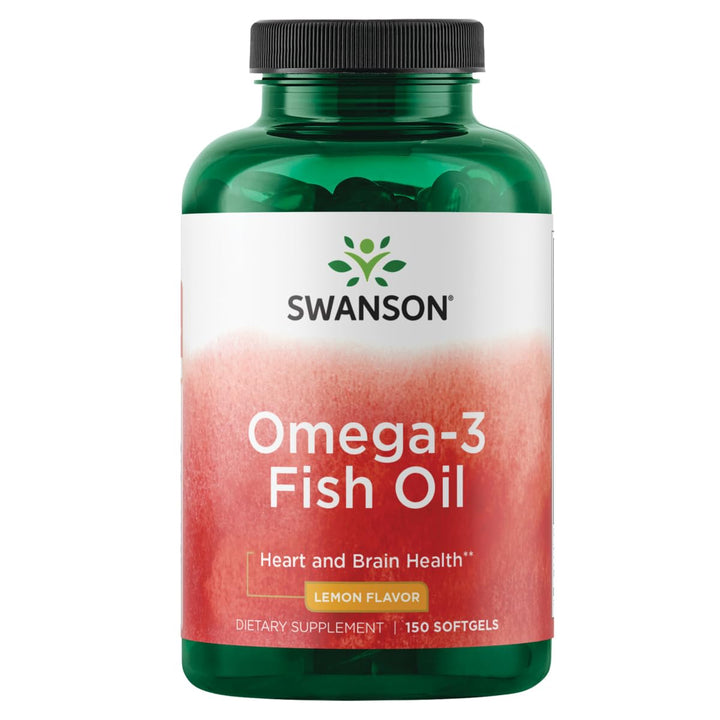 Swanson Omega 3 Fish Oil Supplement Heart Brain and Joi