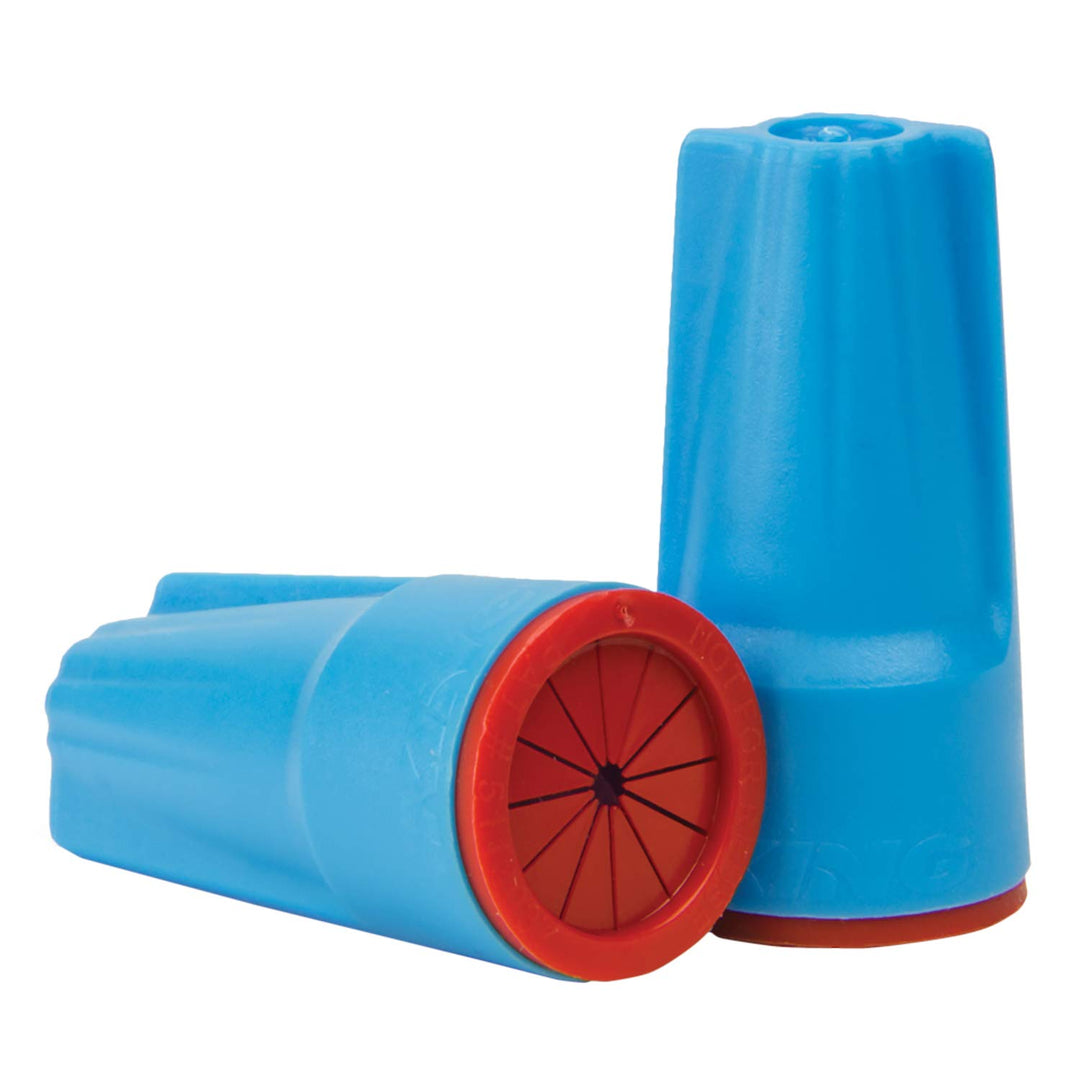 62225 DryConn Outdoor Electrical Wire Connector 20/Bag, Aqua/Red