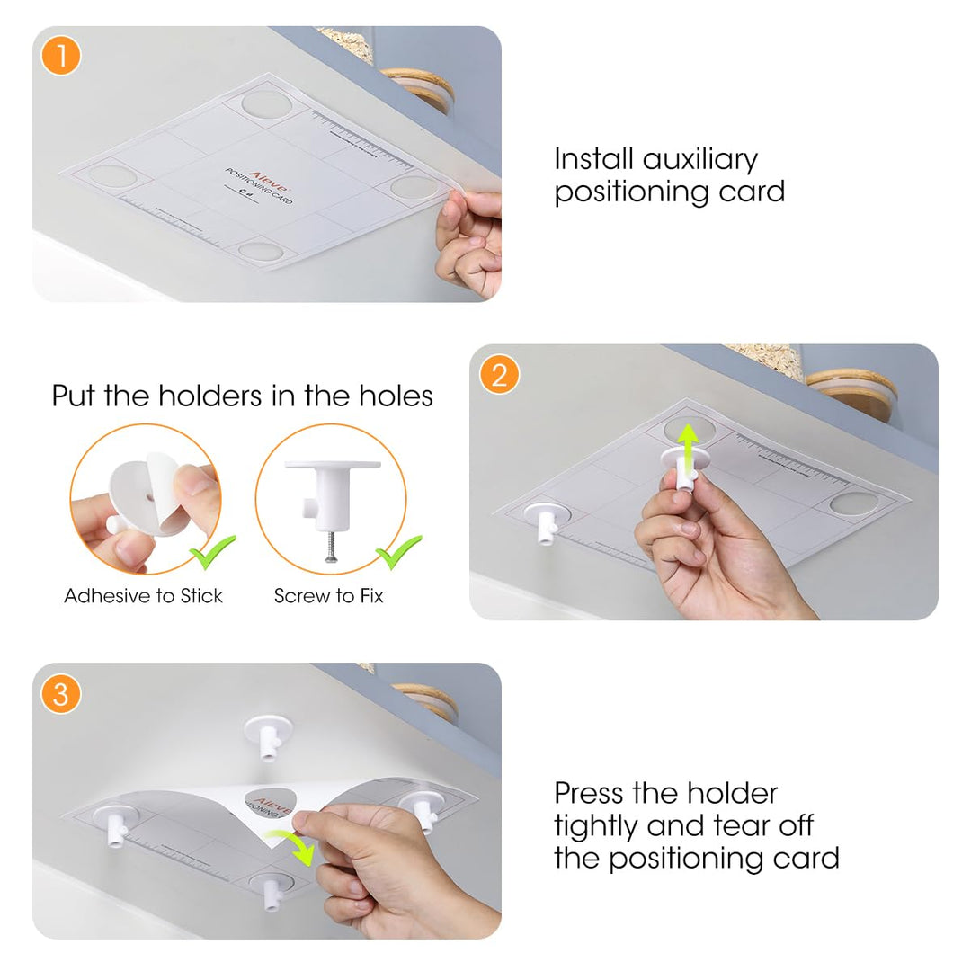 Aieve 4 Pack Stand Mixer Attachment Holders Compatible with Kitchenaid Mixer Accessories
