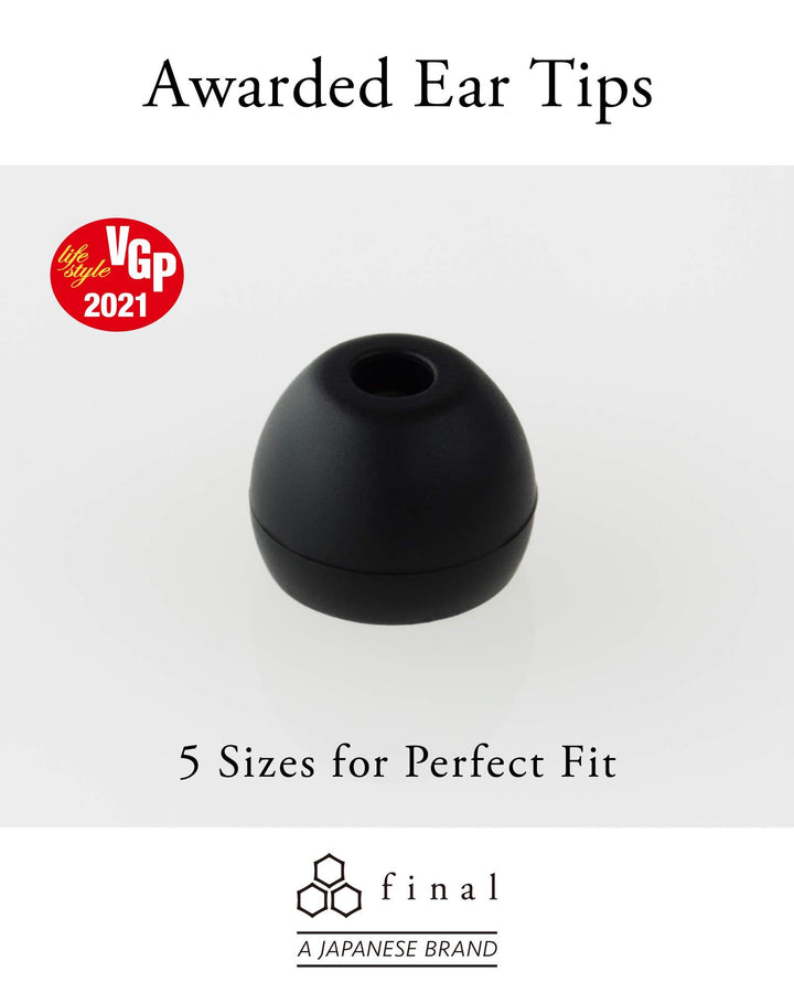 final E4000 in Ear Isolating Earphones, 6.4mm Dynamic Driver, High-Resolution, Aluminium Housing, Detachable OFC MMCX Cable, Swing-Fit Eartips - Black Aluminium