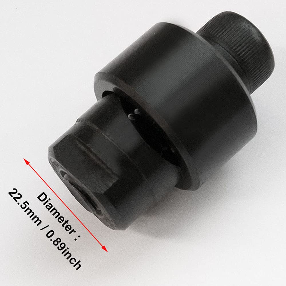 22.5mm Sheet Metal Punch Hole Punch, Metal Hexagon Hole Cutter for Sink,Stainless Steel ,Steel Plate,1PCS