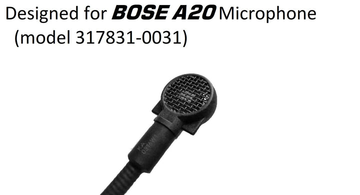 Replacement Aviation Microphone windscreens for Bose Typhoon (Two (2) Pack A20 Model)