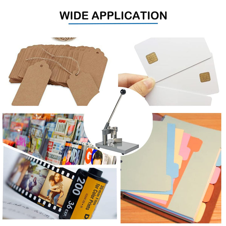 Corner Rounder Cutter Machine Paper Corner Punch, R6mm R10mm 1.2”/ 30mm Thickness Heavy Duty Commercial Card Cutter with Paper Holding Device for Office Business