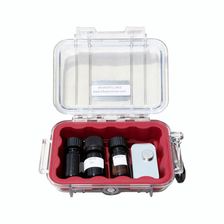 Pelican 1020 Micro Case (Red/Clear)