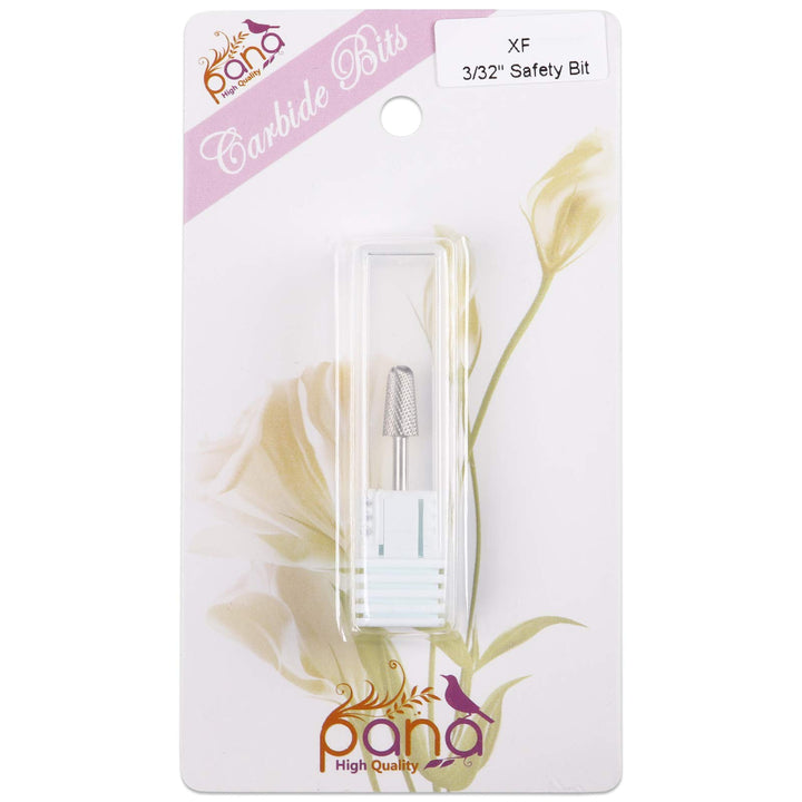 Pana 3/32 Safety Bit Nail Carbide Bit - For Electric Dremel Drill Machine (Extra Fine, Cone - Silver)