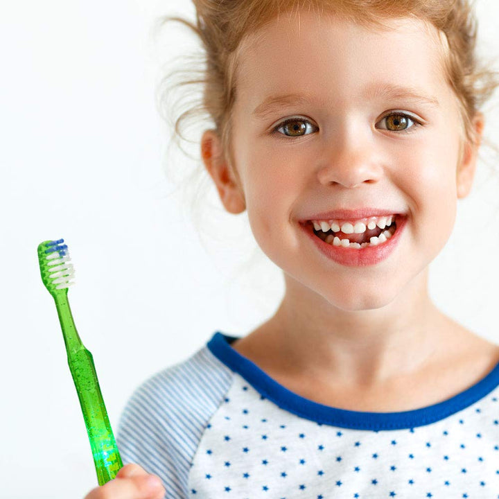 Firefly Light-Up Timer Kids Toothbrush with Suction Cup
