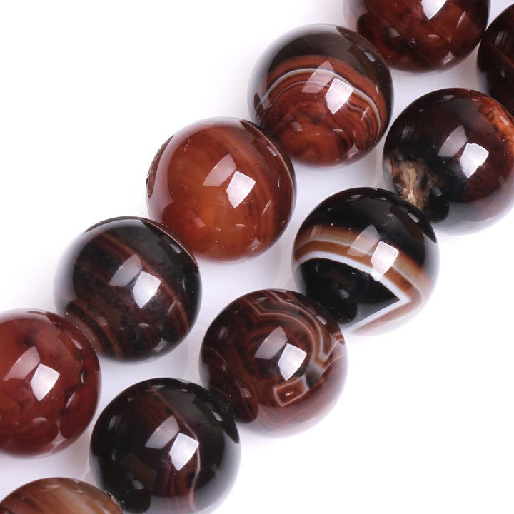 GEM-Inside 20mm Round Dream Agate Gemstone Loose Beads 
