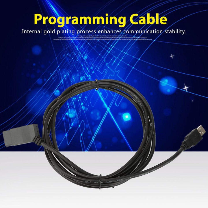 Akozon Programming Cable USB-Cable PVC Flexible Jacket 