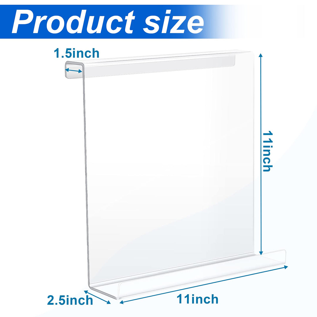 Treadmill Book Holder Clear Acrylic Reading Rack for Treadmill Universal Book Holder Compatible with Kindle, Flat Tablet, Nook, eReader Magazine for Gym Exercising (11 x 11 x 2.5 Inches)
