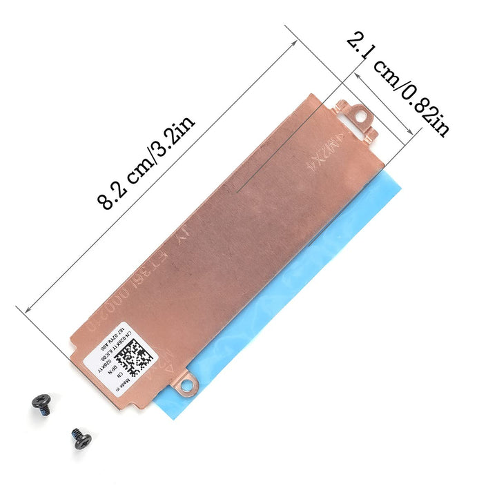 Slot 1/Slot 2 M.2 2280 SSD Heatsink 26X1Y 026X1Y 29GT8 