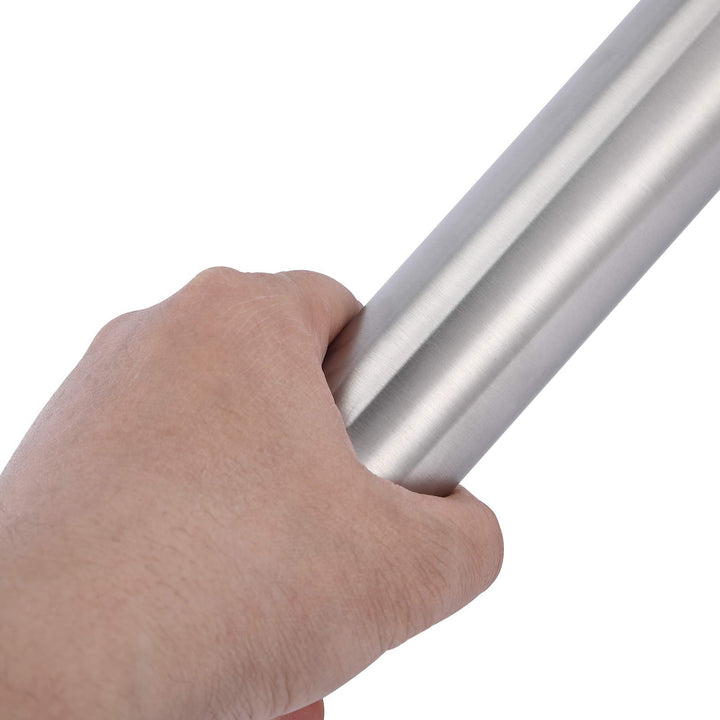 15 inch Long Stainless Steel Rolling Pin for Baking - Perfect for Fondant, Dumpling, Ravioli, and Pizza Dough