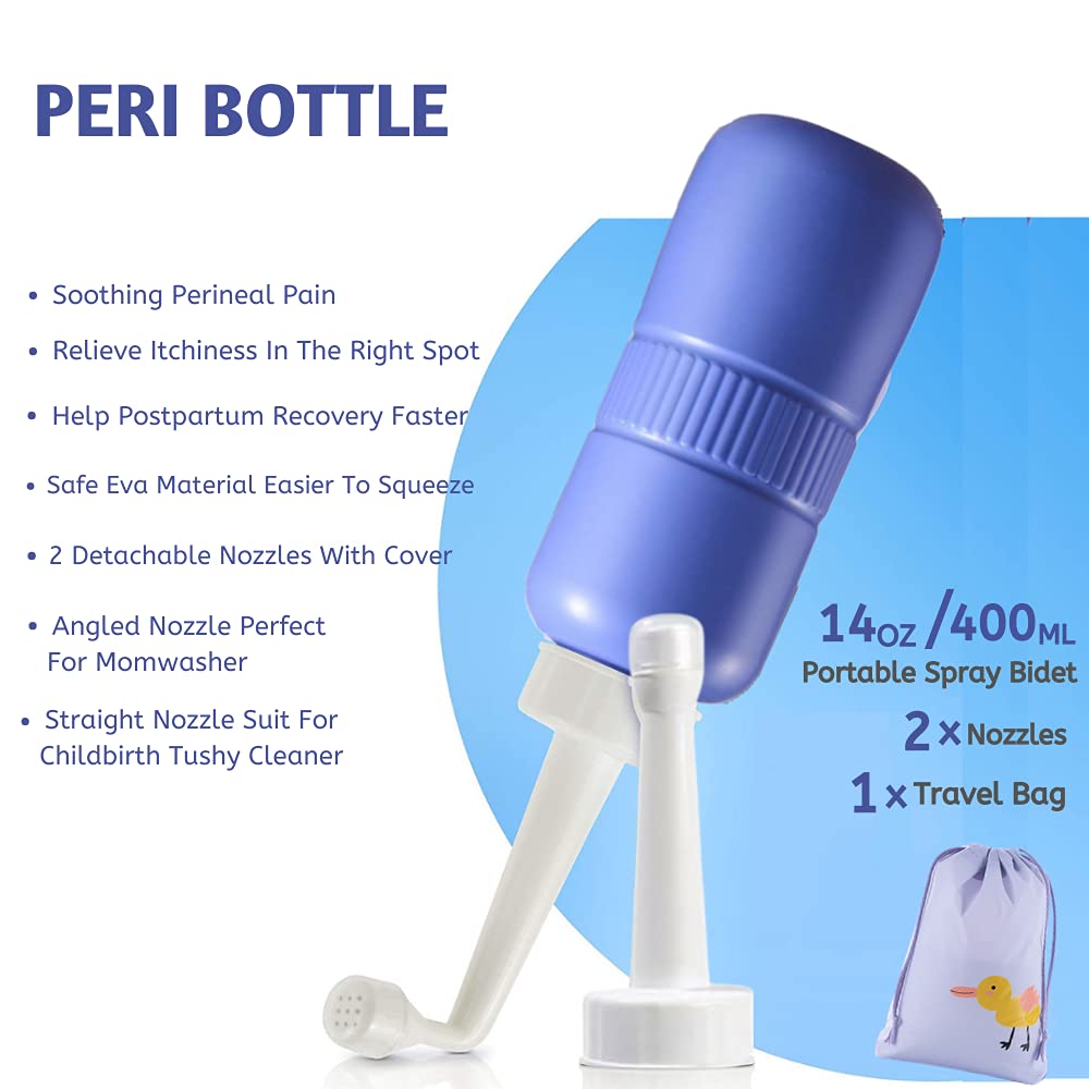 Peri Bottle for Postpartum Essentials Perineal Spray Sq