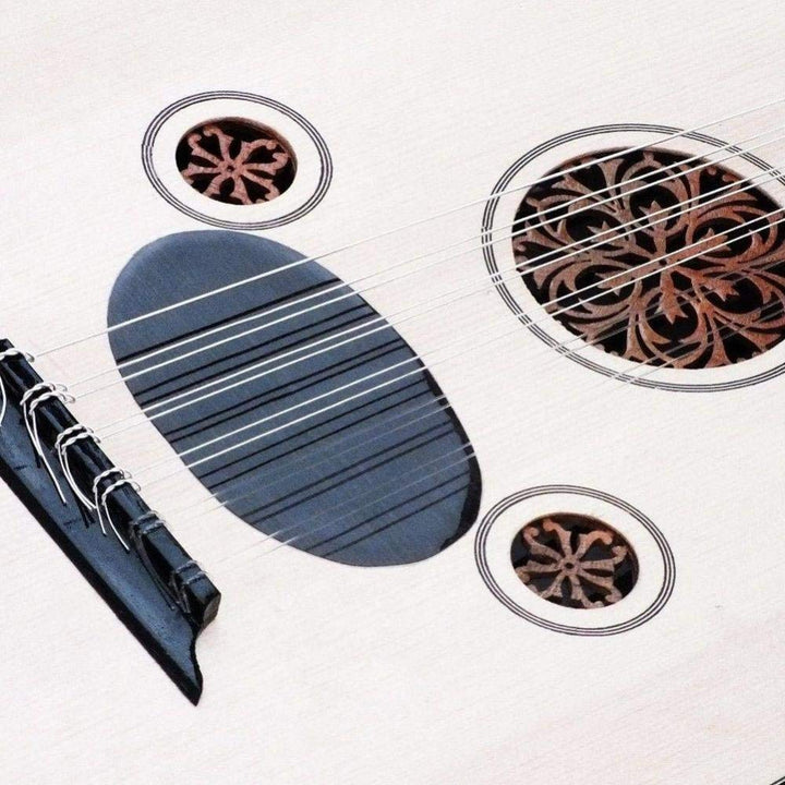 Oud Strings Set, Nylon and Silver-Plated Copper Alloy Strings for Oud Accessory Parts(11 strings)