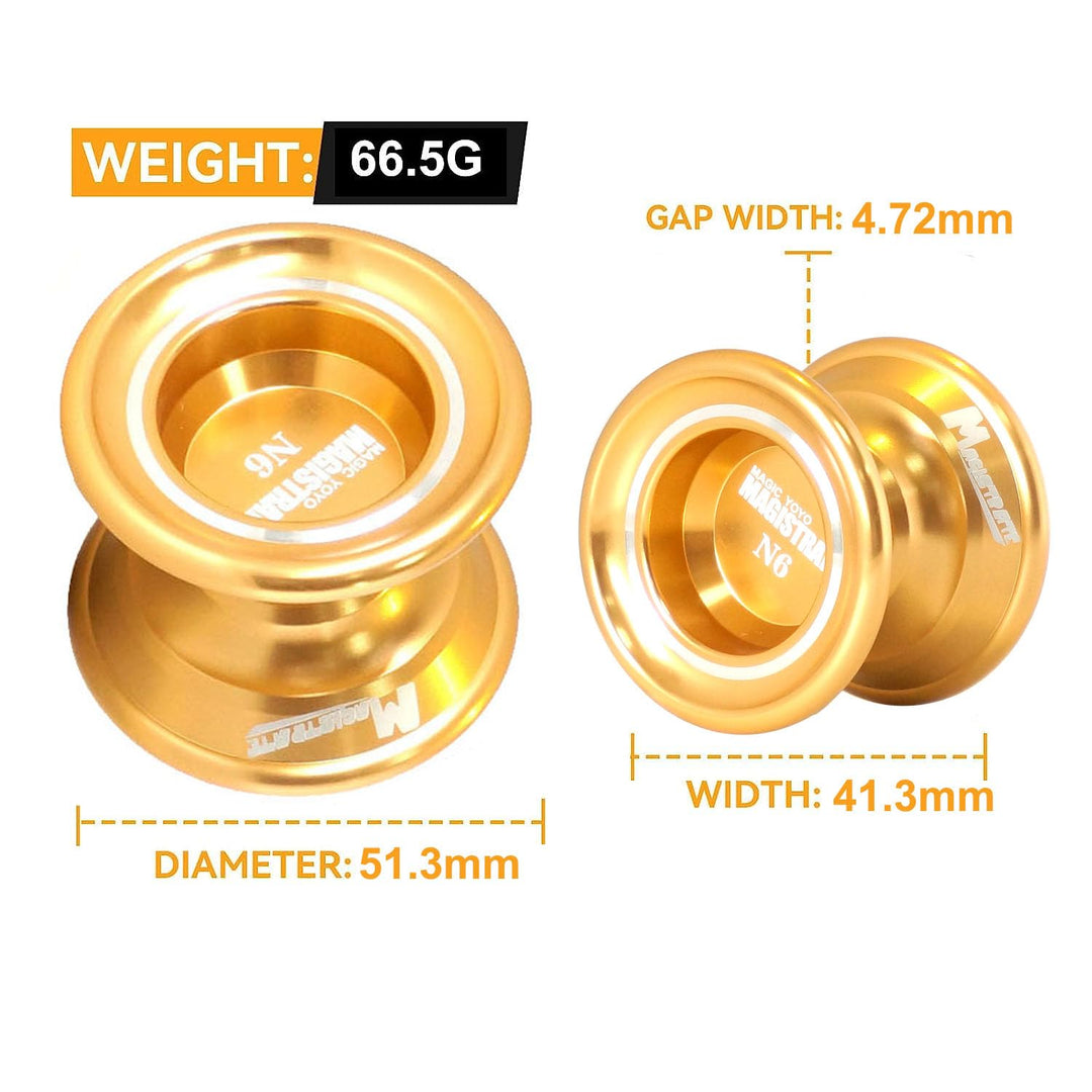 MAGICYOYO Unresponsive Yoyo N6 Professional Alloy Yoyo 
