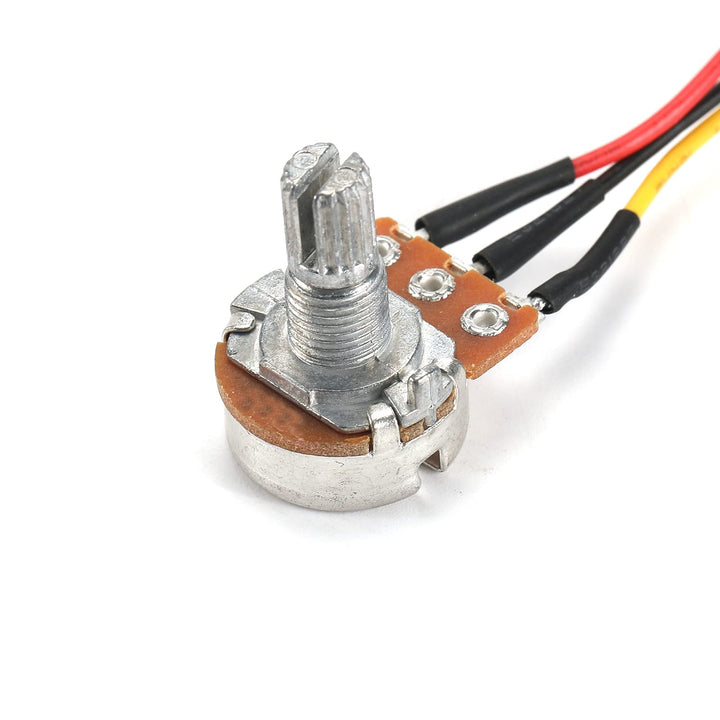 Molence 5PCS WH148 Rotary Potentiometer, 10K ohm 3PIN 15MM Linear Taper Potentiometer with XH2.54-3P Connector Wire Cable Black Knob