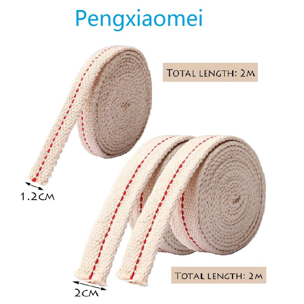 19.5 Foot / 3 Rolls Cotton Oil Lamp Wick, Replacement Oil Lanterns Wick for Oil Lamps and Oil Burners