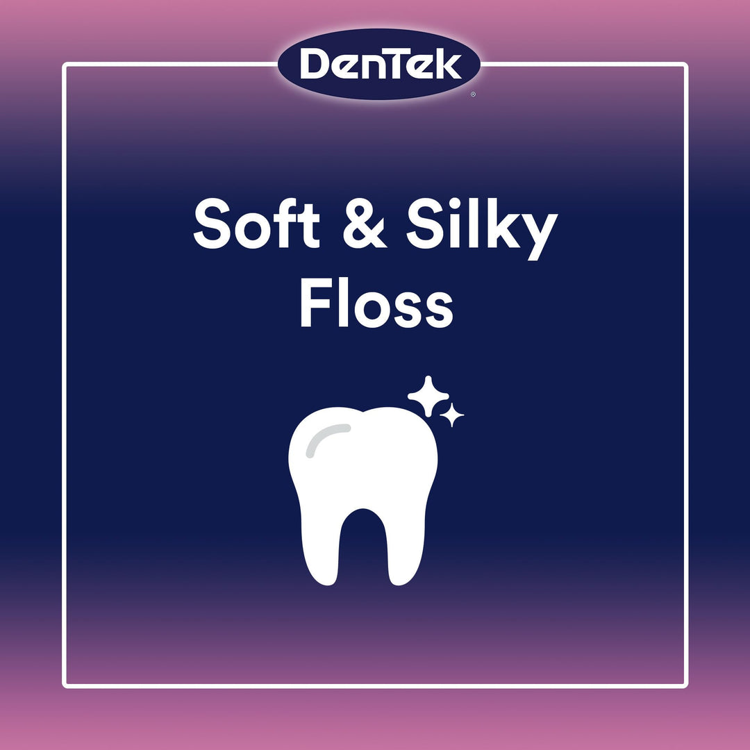 DenTek Comfort Clean Silk Floss Picks, Fresh Mint, 90 Count
